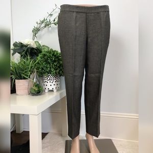 J. Crew Collection Gray Shimmer Pants Sz 4